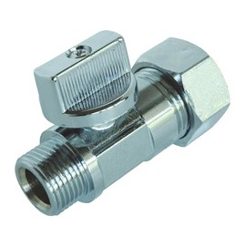 SOMATHERM FOR YOU - 179-14 - Mini Ball Valve Chrome-Plated Double-sided TC14 - Male 12/17