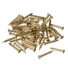 sourcing map Small Tiny Brass Nails 1.5x12mm for DIY Decorative Pictures Wooden Boxes Household Accessories 50pcs