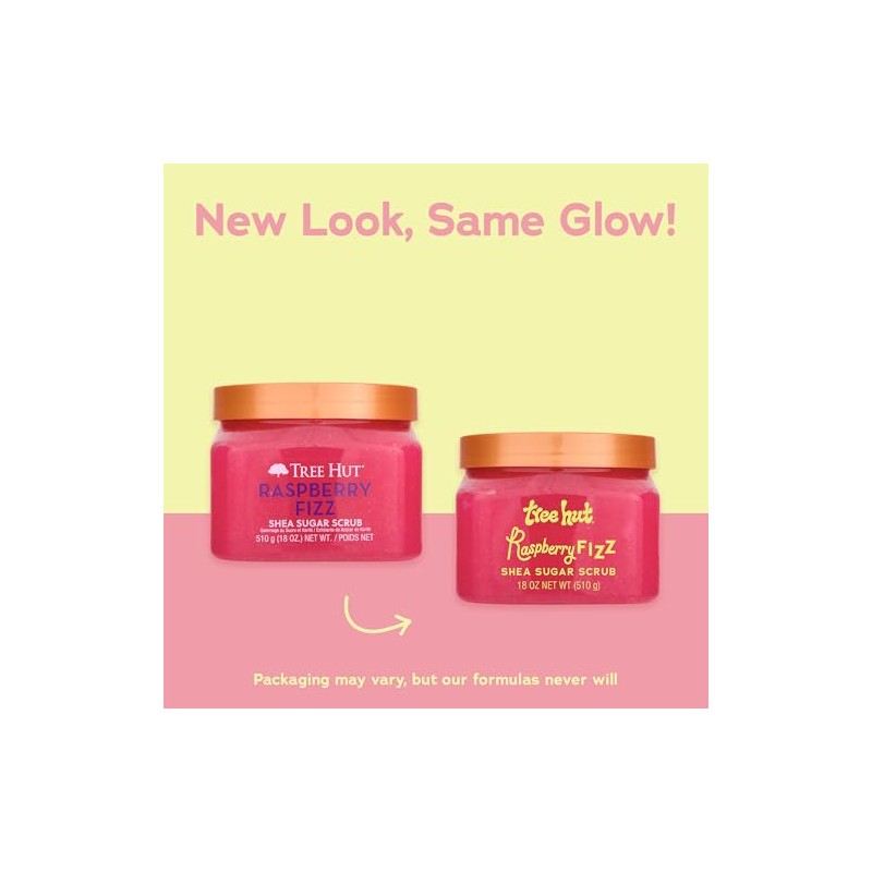 Tree Hut Shea Sugar Scrub Raspberry Fizz, 510 g