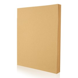 ASelected 100 Pcs A4 Kraft Papers 160 G Brown Kraft Cards for Invitations, Menus, Crafts, DIY Cards (21 X 29.7 Cm)