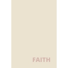 FAITH: Decorative Books with Dot Grid Pattern Pages Inside for Coffee Table Decor,Farmhouse Accent Decor for Living Room, Entryway Shelf,Mantel and ... Decor,Journal Stile Books for Decoration