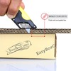 Modern Box Cutter, extra tape cutter at back, dual side