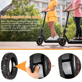 Replacement Wheels for Segway Ninebot Max G30 Scooter -60/70-6.5 Self Repair Tubeless Off Road Tyre, Thickened, Explosion-proof, Durable and Safe