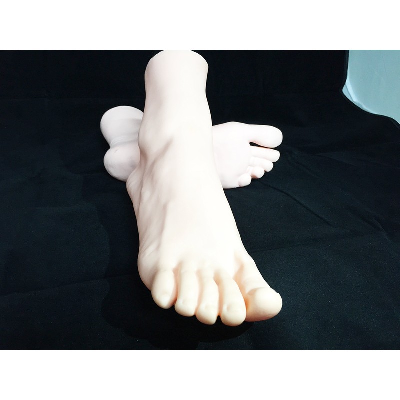 Foot Mannequin Torso Female Real Foot Model, Life-size Size (Set