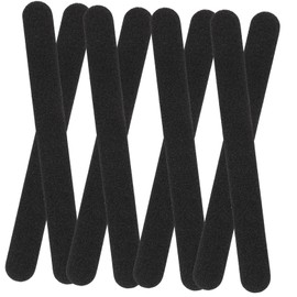 Ipetboom 100pcs Reusable Manicure Tools Black Sand Nail Files for Nail Trimming Polishing