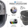 Colour Coded Mop Buckets − 12L Mop Bucket with Wringer