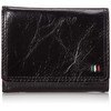 Ultima Tokyo No.34538 Men's Tri-Fold Wallet, Cowhide Leather, 4-Strand, Antique