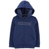 OshKosh B'Gosh Boys' Logo Hoodie, Indigo Blue, 24 Months