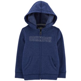 OshKosh B'Gosh Boys' Logo Hoodie, Indigo Blue, 24 Months
