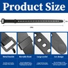 Adnee 4 Pack Snowshoe Strap Kit - 18" Adjustable Ski
