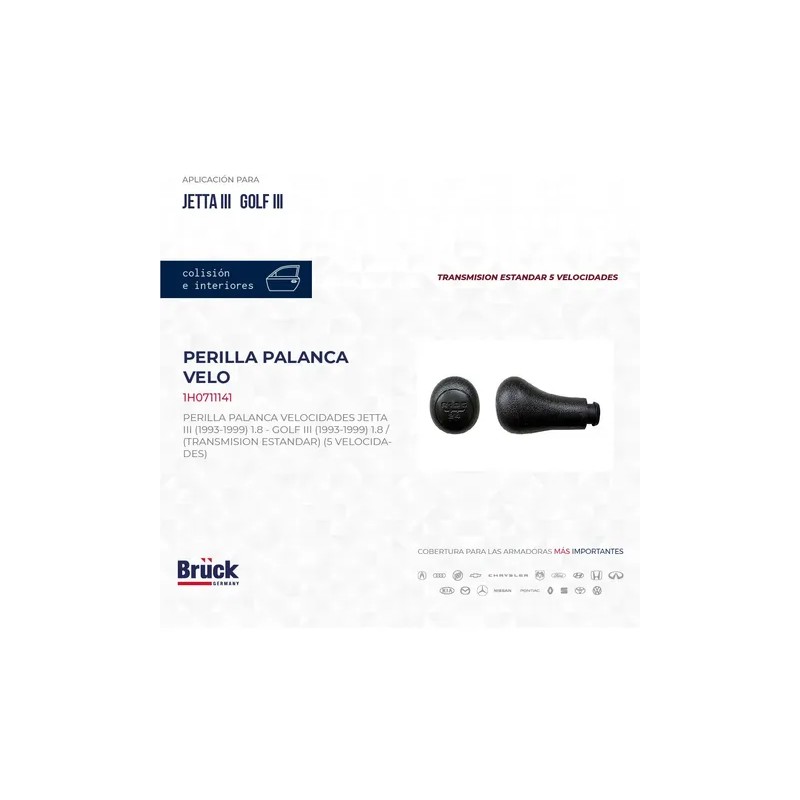 Perilla Palanca Velocidades Jetta Golf A3 93 - 96 97