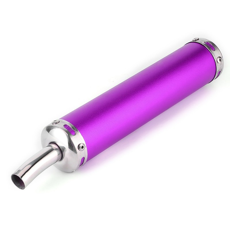 Stainless Steel Exhaust Muffler Silencer 20mm/0.8in Modified Parts for 2