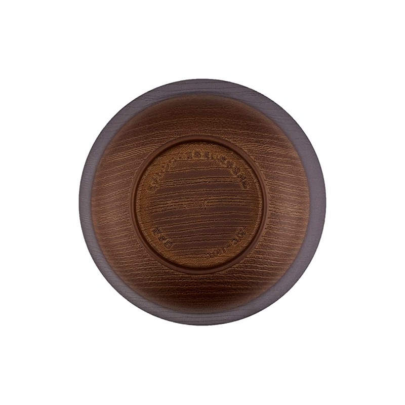 Canoe 73716 Traditional Japanese Color Wingback Coating Soup Bowl Eggplant