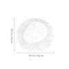 PRETYZOOM Heavy Duty Clear Vinyl Round Fitted Tablecloth 60inch Elastic
