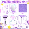 Denylo pro Magnetic Locker Accessories Kit Purple Back to School