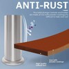 DOWRY Anti-Hand Off Toilet Plunger with Holder for Bathroom,Powerful Efficient