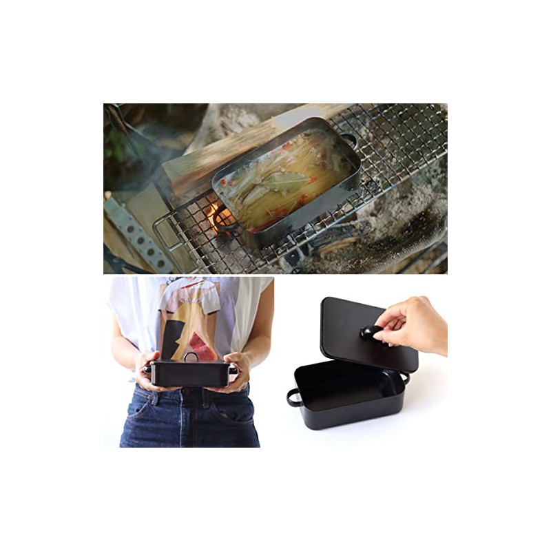 Osaka Enamel Mestin Black Shallow Type