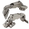 180 Degree Frameless Cabinet Doors Hinges, Concealed Hydraulic Adjustable Mounting,