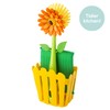 VIGAR Flower Power Spülbecken Organizer mit Spülbürste und Schwamm, PVC,