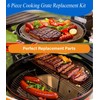 Cmanzhi S24 (1-Pack) Cooking Grate System Grilling Accessory for Weber