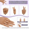 Mano de silicona realista para practicar manicura Veikmv. Mano de