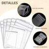 240 Pcs Bolsas Transparente de Plástico PVC Para, 4 x