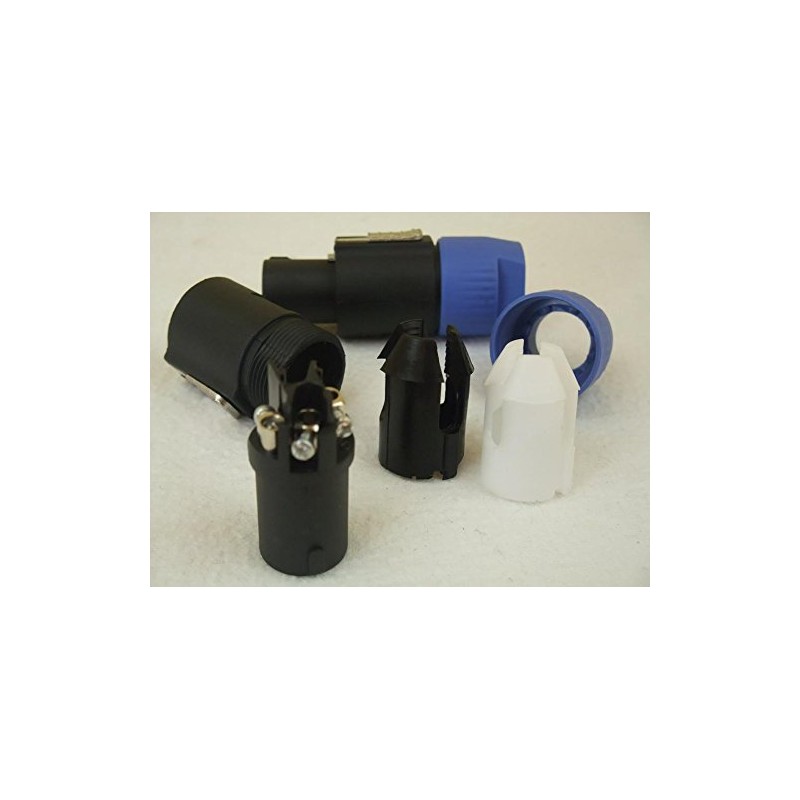 4x Adam Hall 7871 PA Speaker Plug 4-Pin Screwable Speaker