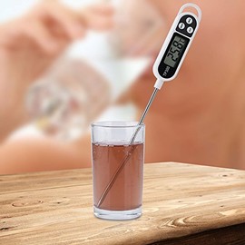 aqxreight Termómetro Digital para Cocinar Alimentos, Termómetro LCD para Cocina, Barbacoa, Medición de Temperatura de Carne, Nuevo para Cocina Casera 