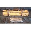 Aaron Leather Goods Canvas Chef's Knife Bag & Roll Combo