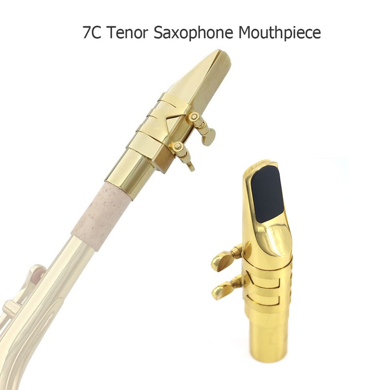 7C Tenor Saxophone Mouthpiece Musical Instrument Accessories Brass Material with