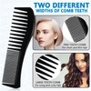 2 Pack Wide Tooth Comb for Curls and Detangling Comb