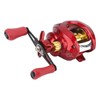 Fishing Reel, Baitcasting Wheel Stable Metal for Sea (Left Hand)