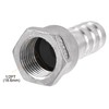 sourcing map 304 Stainless Steel Barb Hose Fitting Connector Adapter