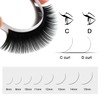 QUEWEL Eyelash Extension Supplies 0.03 D Curl 14mm Classic Individual