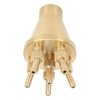 Copper Water Fountain Nozzle Direct Spraying Universal Adjust Pool Sprinkler
