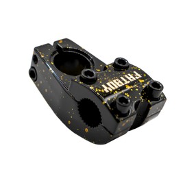 Fatboy Mini BMX Stem - (22.2mm Handlebar Clamp) (Black/Golden Splatter)