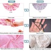 2 PCS Satin Bonnet Silk Bonnet for Sleeping, Adjustable Double-layer