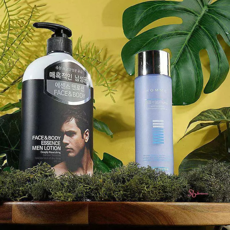 남성 올인원1+바디로션1세트 매혹적인 영양공급 피부pqr238 Men's All-in-One 1+ Body Lotion