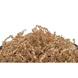 YOTEI SPIRIT® 150g Geschreddertes Kraft Papier für Geschenkbox – Füllmaterial für Pakete, Körbe, Boxen und Verpackungen - Schutz und Dekoration (150g, Kraft)
