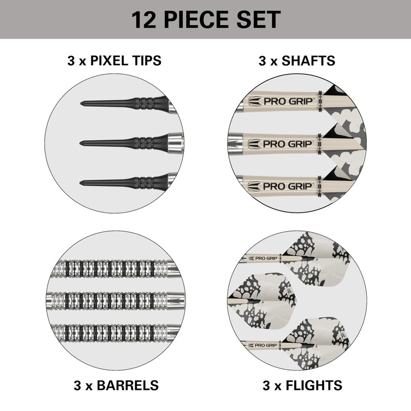 Target Darts EXO Edition 90% Tungsten Darts with Plastic Tip