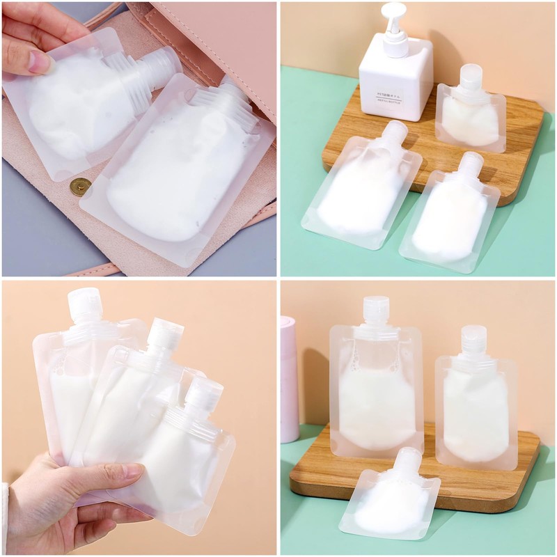 Coollooda Travel Bottle, Pouch Container, 9 Pieces, 1.0 fl oz