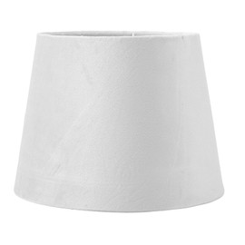Small Lamp Shade Fabric Lampshade for Table Floor Light E27 E14 Dual Use Hand Crafted Conical Lamp Shade White