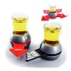 Dolores Ruleta Shoot Juego Mesa Taza Medidora Spin Shot Para