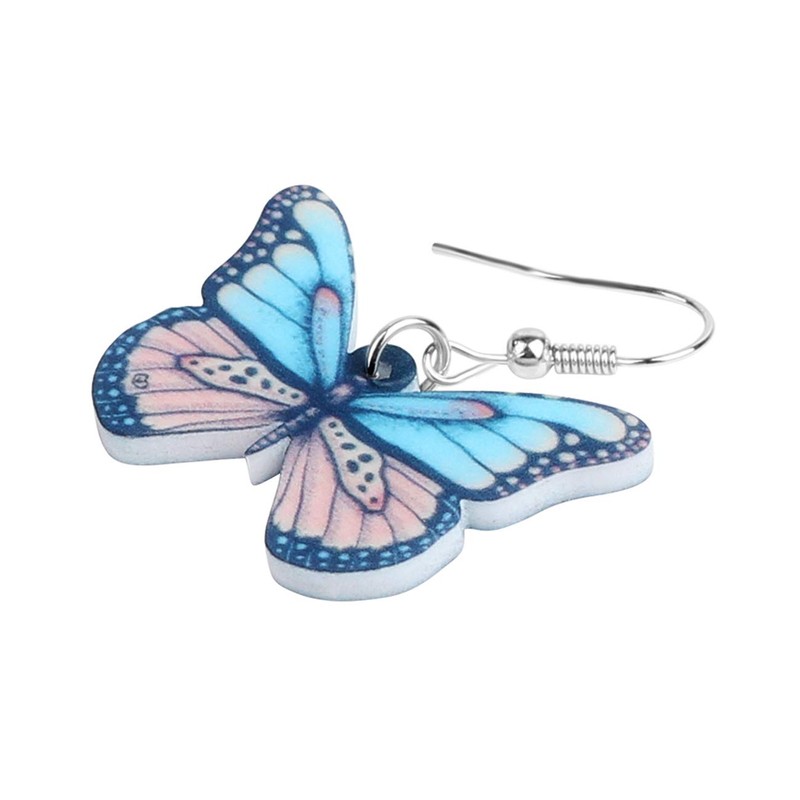Bonsny Drop Dangle Nymphalidae - arete de mariposa con base
