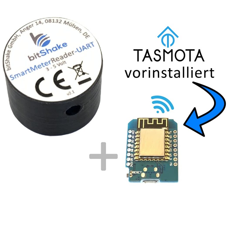 bitShake SmartMeterReader - WiFi Set | IR Reading Head |