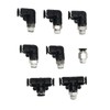 Turbo Vacuum Fitting Kit Turbocharged Wastegate Solenoid Connector Set for