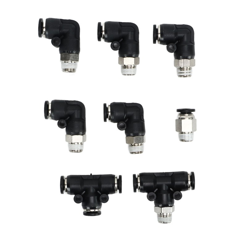 Turbo Vacuum Fitting Kit Turbocharged Wastegate Solenoid Connector Set for