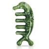 Scalp Massage Comb, Natural Gua Sha Jade Stone Massage Tool