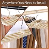 Pack of 2 Belt Storage with 10 Slots, Tie Holder,