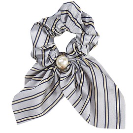 WHITE FANG ZA059 Women's Scrunchie Hair Elastic Ribbon Large Casual Stylish Cute Hair Access Women's